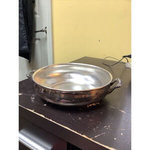 Silver Plate Lidded Vegetable Dish Richfield Plate Co. Quadruple Plate 1856